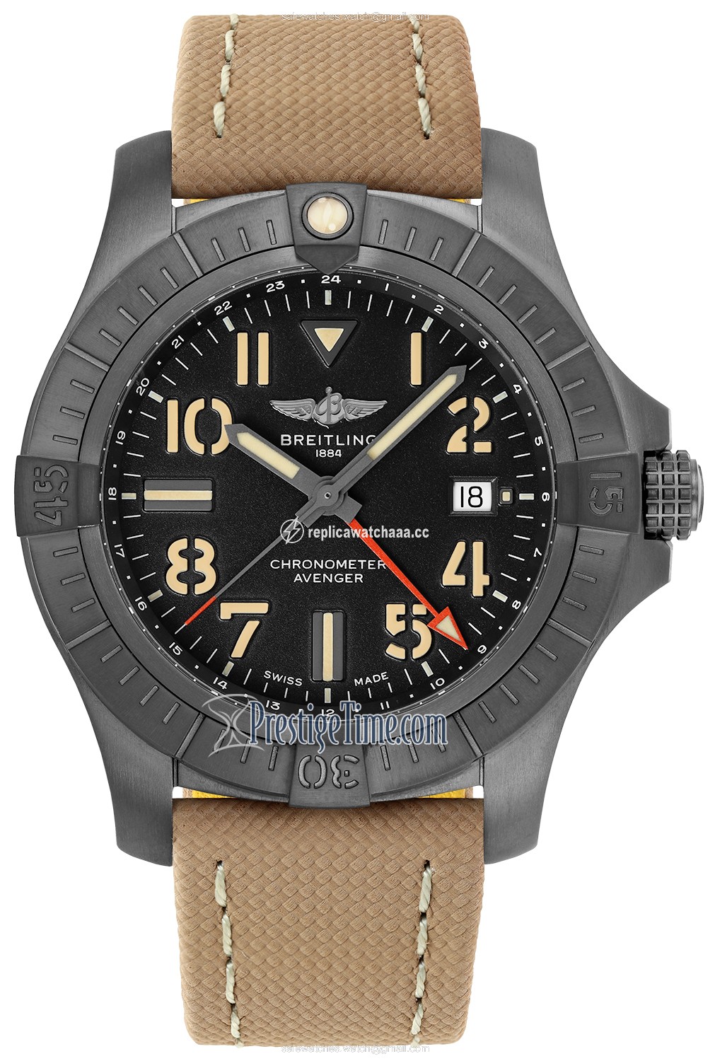 v32395101b1x1 Night Mission Breitling Avenger Automatic GMT 45 Mens Watch v32395101b1x1 Night Mission Breitling Avenger Automatic GMT 45 Mens Watch
